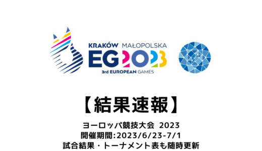 【卓球 ヨーロッパ競技大会2023：結果速報】男子団体はドイツ、女子団体はルーマニアが優勝！！